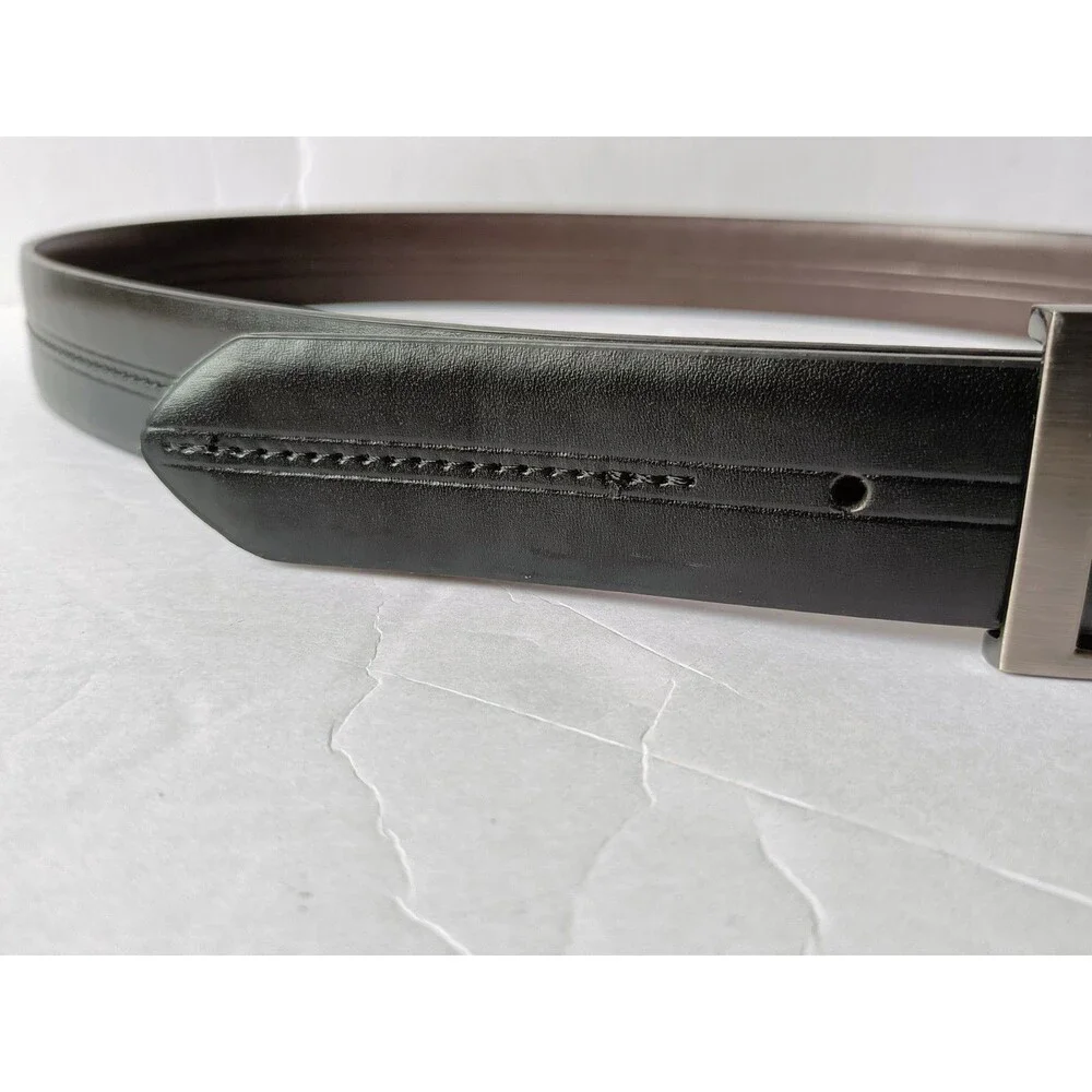 Beverly Hills Polo Club Belt Men's 36 Bonded Leather Black Adjustable